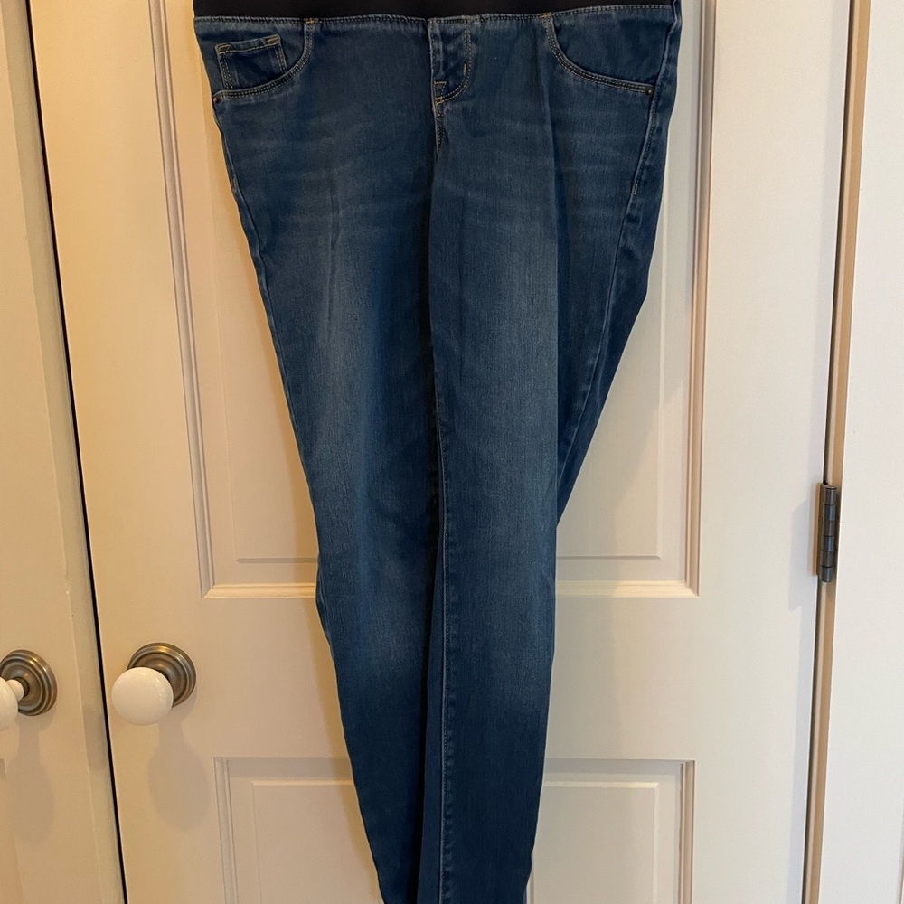 Classic Blue Women's Maternity Jeans